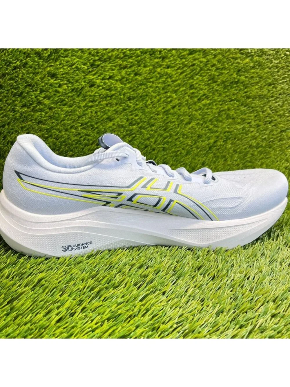Asics GT-2000 14 Mens Size 12.5 Blue Yellow Athletic Running Shoes Sneakers